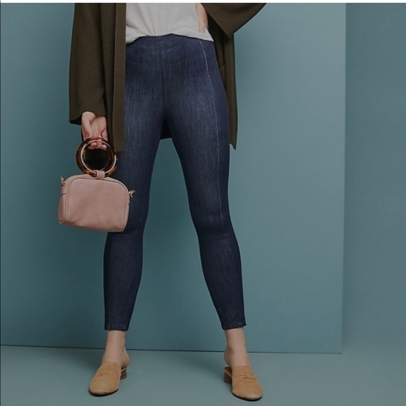 EUC Anthropologie Pilcro & the Letterpress Skinny Denim Legging Jeans Blue 25 - Picture 9 of 9